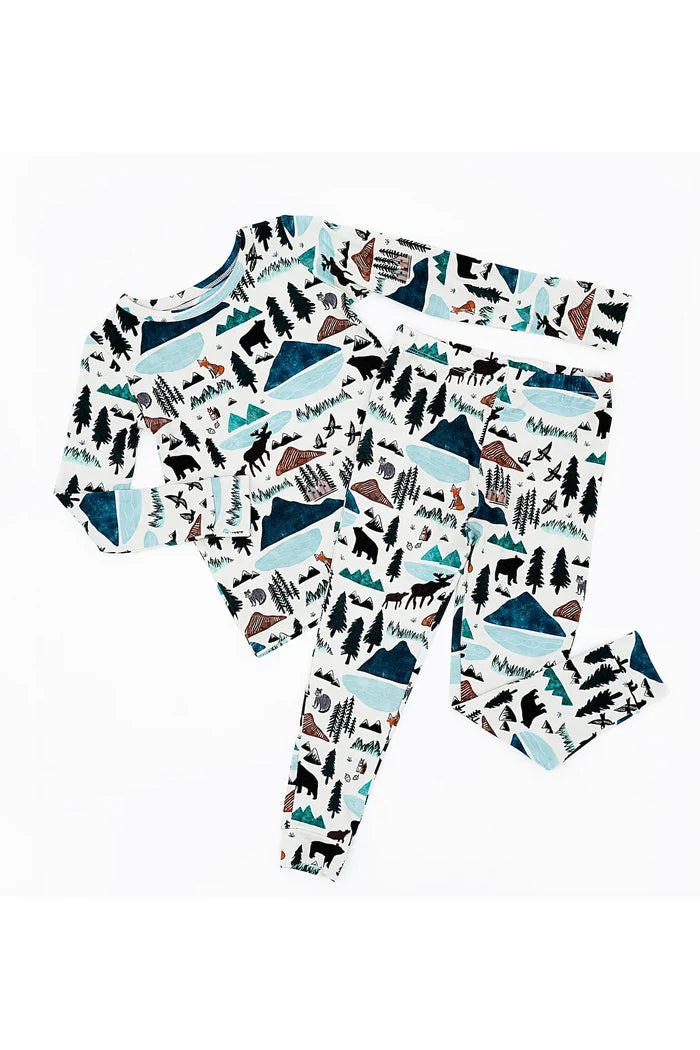 Bird and Bean – Bamboo Pajamas in Into The Wild Mountains