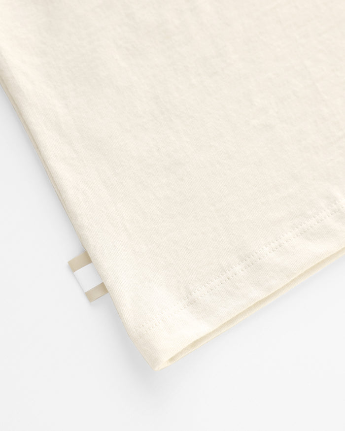 Made in Canada Organic Cotton Heart Tee Natural - Unisex - Province of Canada
