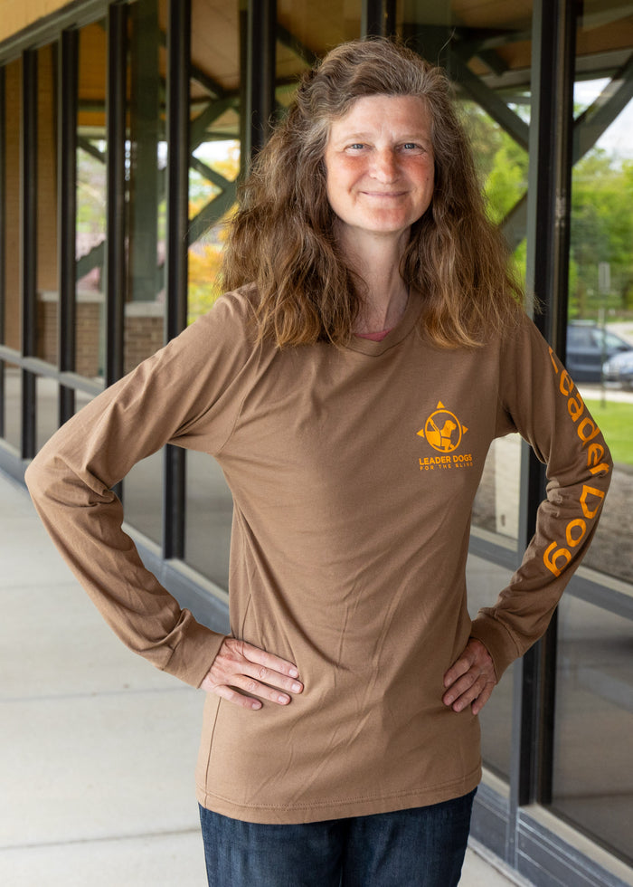 LDB Logo Tee - Long Sleeve, Brown