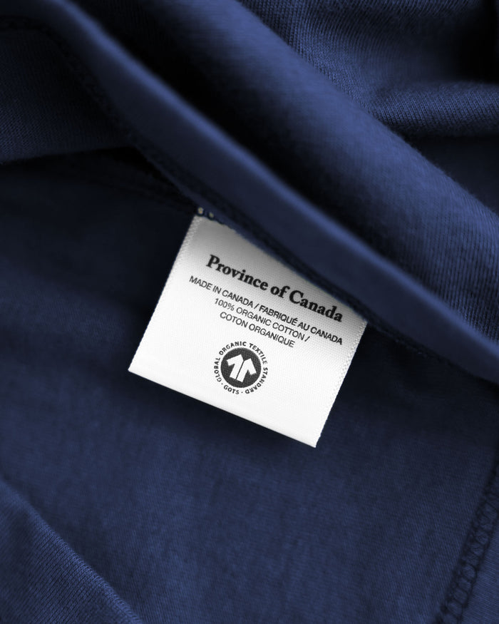 Made in Canada 100% Cotton Le Canadien Sweatshirt Navy - Mens - Province of Canada