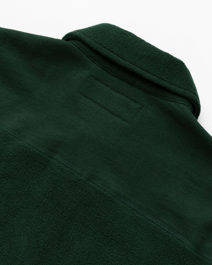 Made in Canada 100% Cotton Reverse Fleece Overshirt Light-Jacket Forest - Unisex - Province of Canada