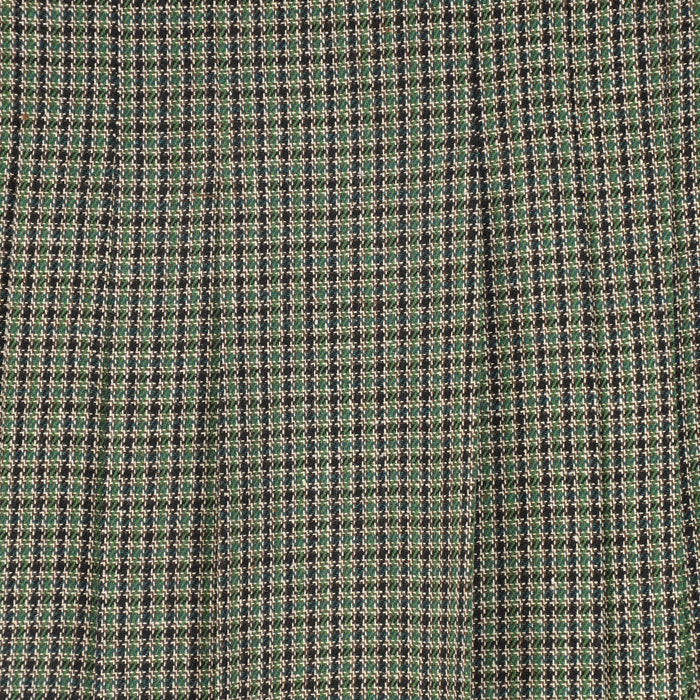 skirt wool plaid pleated - green