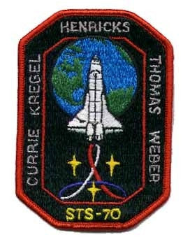 STS-70 Mission Patch - The Space Store