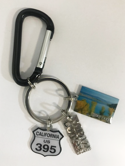 Topaz 395 Charm Keychain