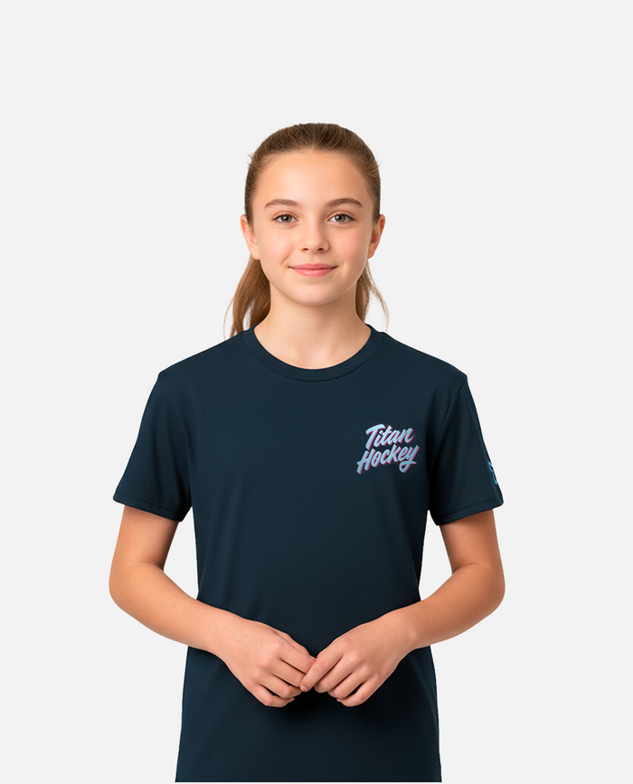 YTH Shift Tee - Navy Heather