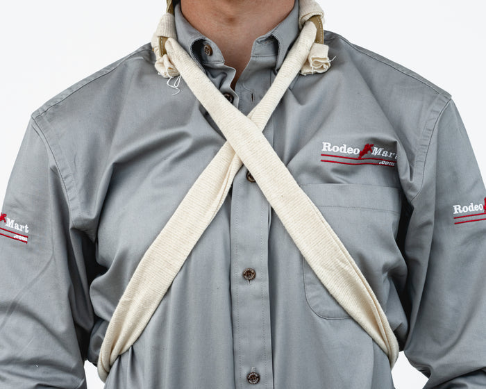Adult Wild Man Neck Roll Front View