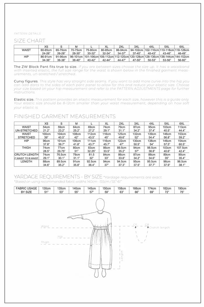 Advanced Beginner Sewing: Zero Waste Trouser
