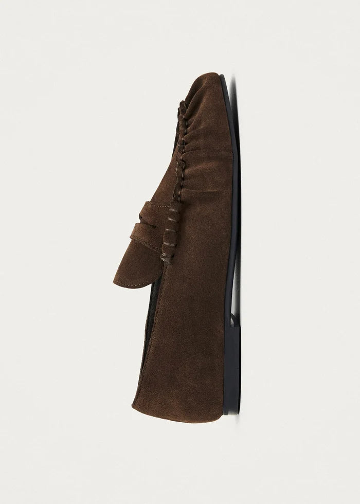 ALOHAS - Aven Suede Brown Leather Loafers