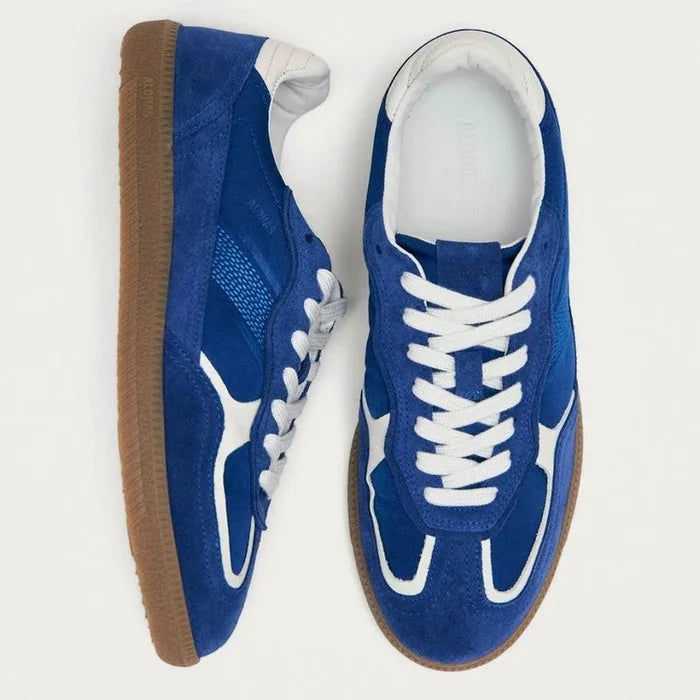 ALOHAS - Rife Leather Sneaker in Blue Leather