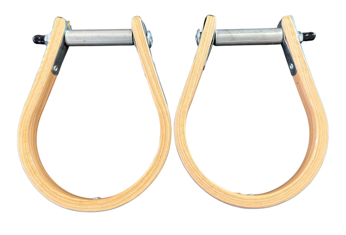 Beastmaster Wood Saddle Bronc Stirrups