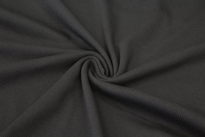 Black Rib Jersey 2x1