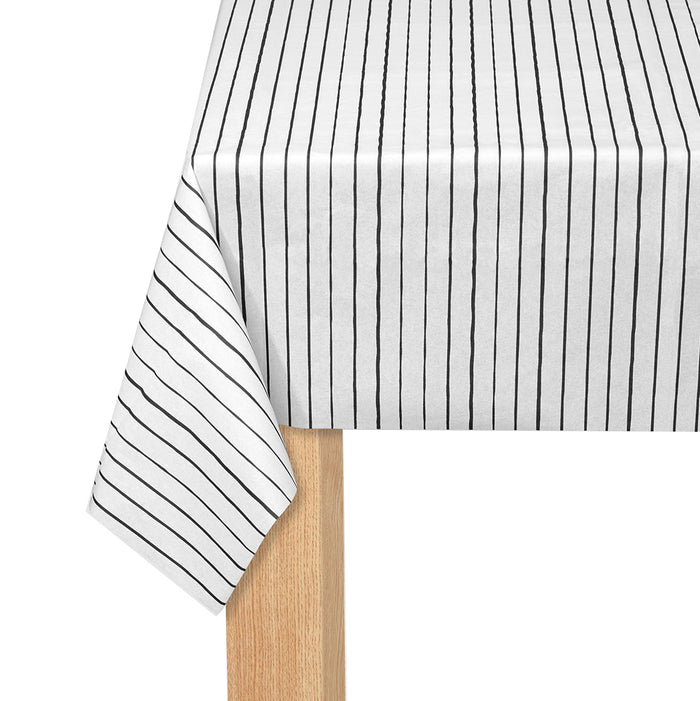 Black Stripe Tablecloth