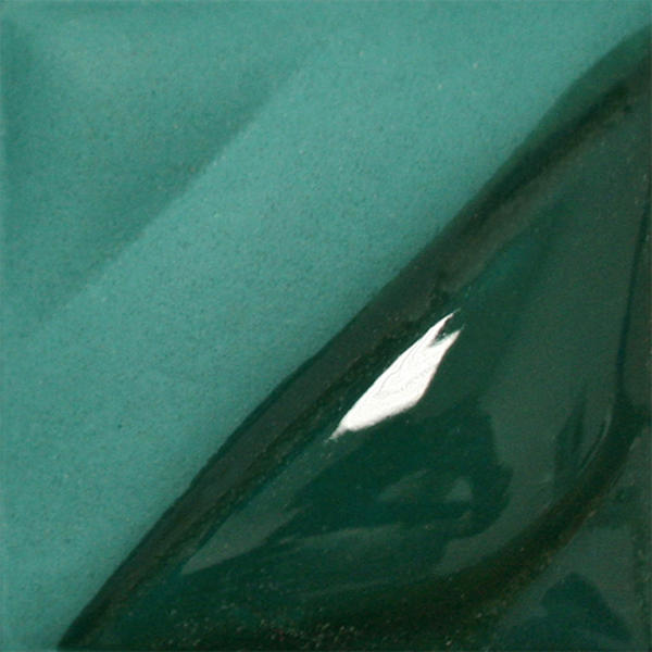 Blue Green Velvet Underglaze Cone 05-10 V-341