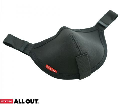 CCM Game On Player Black XS/S Cloth Facemask