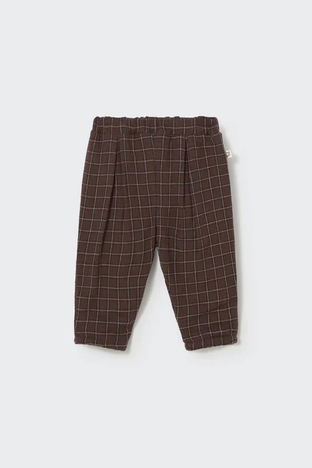 Cozmo-  Kobe Textured Plaid Baby Pants