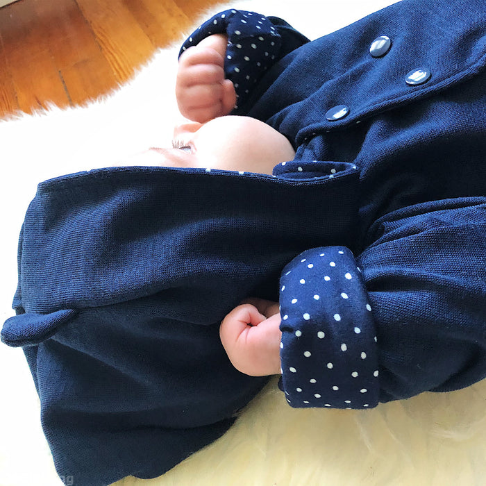 Custom Reversible Toddler Jacket | Pick Your Wool & Print