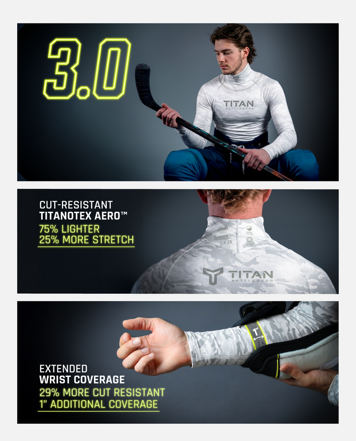 CUT-RESISTANT BASELAYER 3.0 - PINK FROST