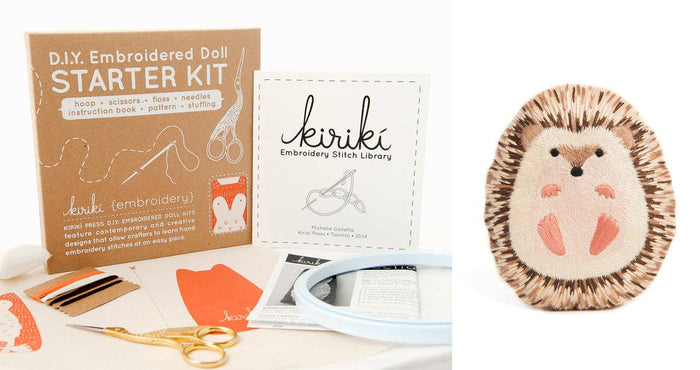 DIY Embroidered Doll Starter Kit