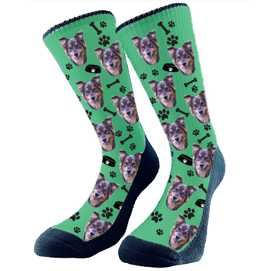 Get custom socks with your very own fur babies face on them! They make the perfect gift Excellent for any holiday, birthday, or anniversary! Every pair is made to order in Alberta, Canada.   Valentine's Day, Mother's Day, Birthday's and Anniversaries really make these custom socks the perfect gift.