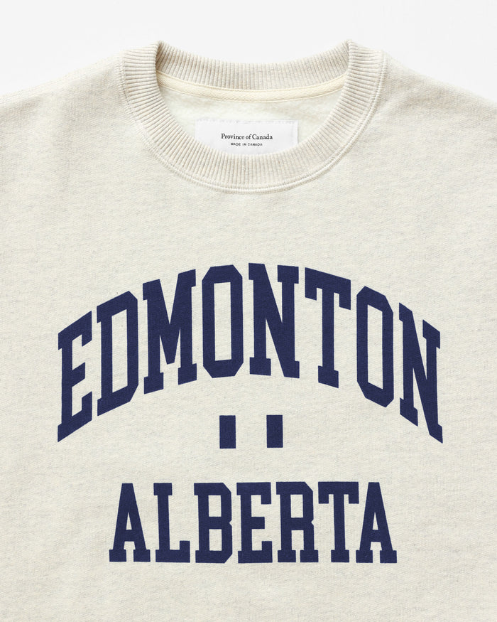 Made in Canada Edmonton Fleece Sweatshirt Heather Grey - Unisex - Province of Canada