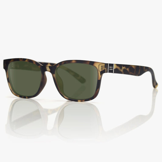 Madson Ezra sunglasses in tortoise with G15 polarized lens