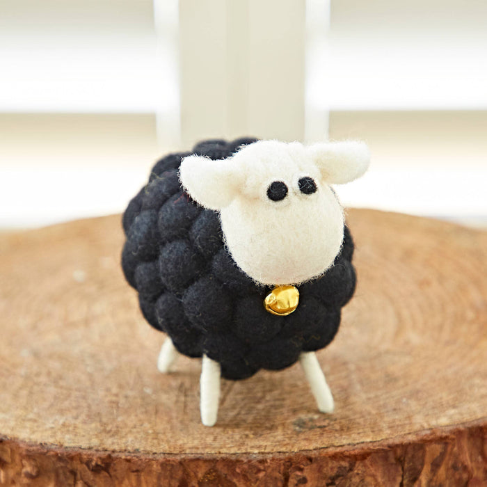 Felt Sheep Ornament - Handmade