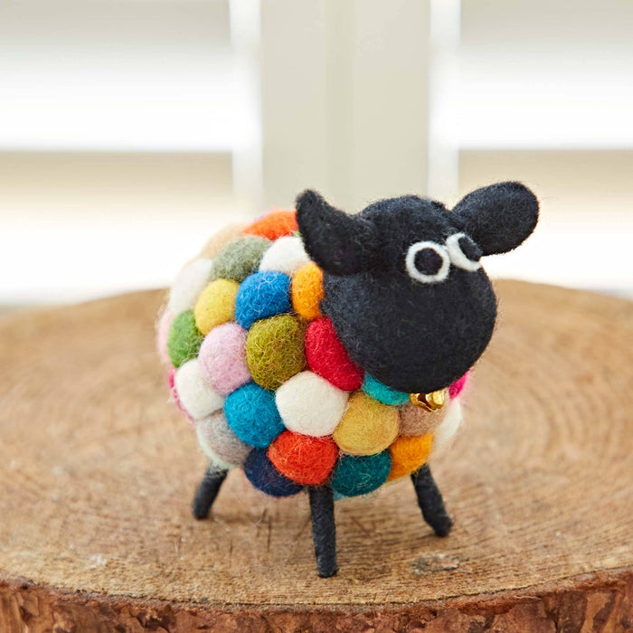 Felt Sheep Ornament - Handmade