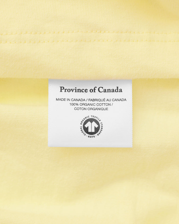 Made in Canada Organic Cotton Floral Butter Tee - Unisex - Province of Canada