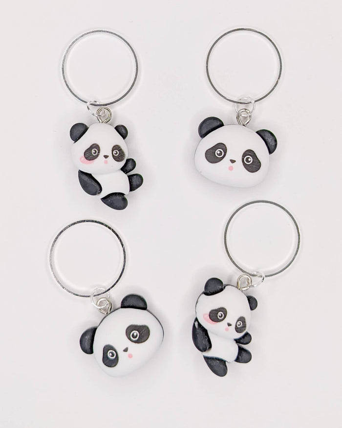 Happy Pandas Stitch Markers