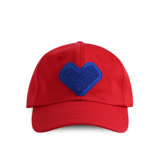 Made in Canada 100% Cotton Heart Baseball Hat Red - Province of Canada