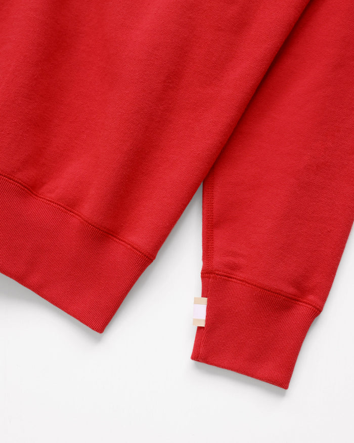 Made in Canada Heart Sweatshirt Red - Unisex - Province of Canada
