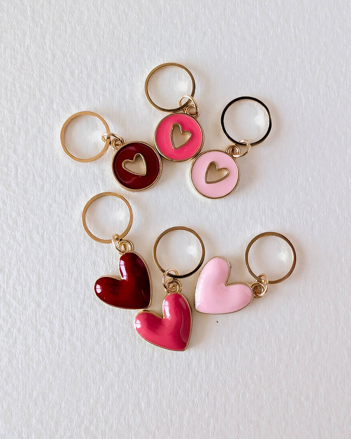 Hearts - Stitch Markers