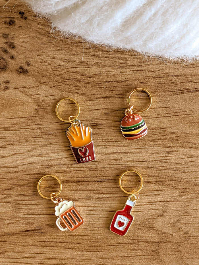 Junk food - 4 Stitch Markers