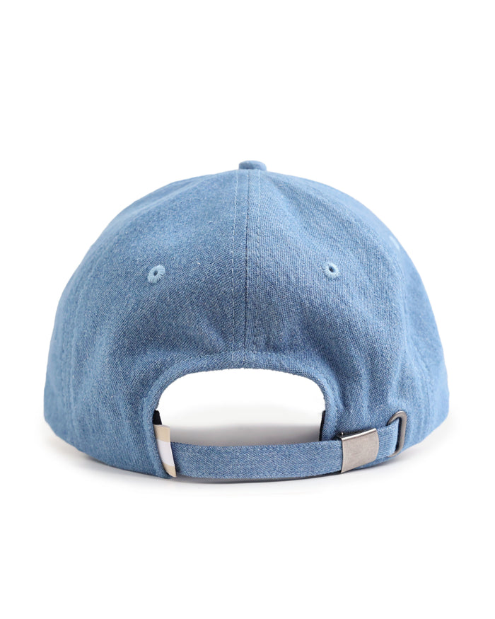 Made in Canada 100% Cotton Kids Letter J Baseball Hat Light Blue Denim - Province of Canada