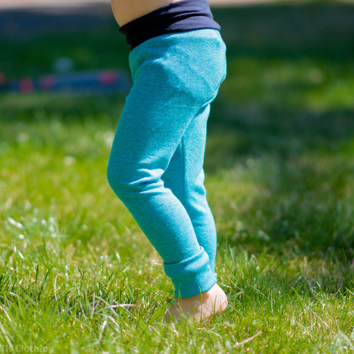 Kids Merino Wool Leggings - Adjustable | Base Layer Weight