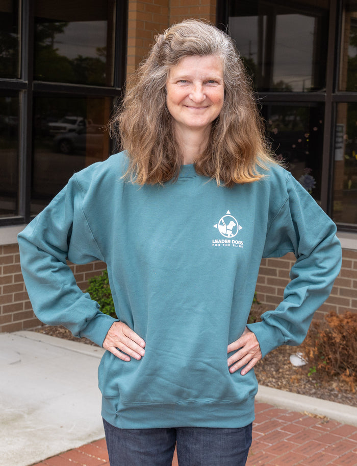 LDB Logo Sweatshirt - Crewneck, Blue Spruce