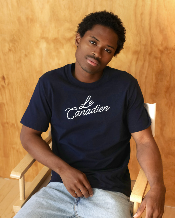 Made in Canada 100% Cotton Le Canadien Sweatshirt Navy - Mens - Province of Canada