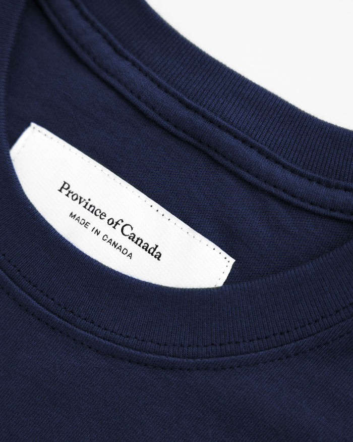 Made in Canada 100% Cotton Le Canadien Sweatshirt Navy - Mens - Province of Canada