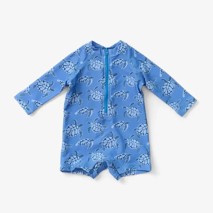 Lewis – Baby Rashguard Suit in Sea Turtle