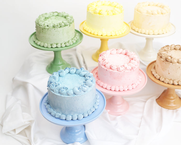 Linen Melamine Cake Stand