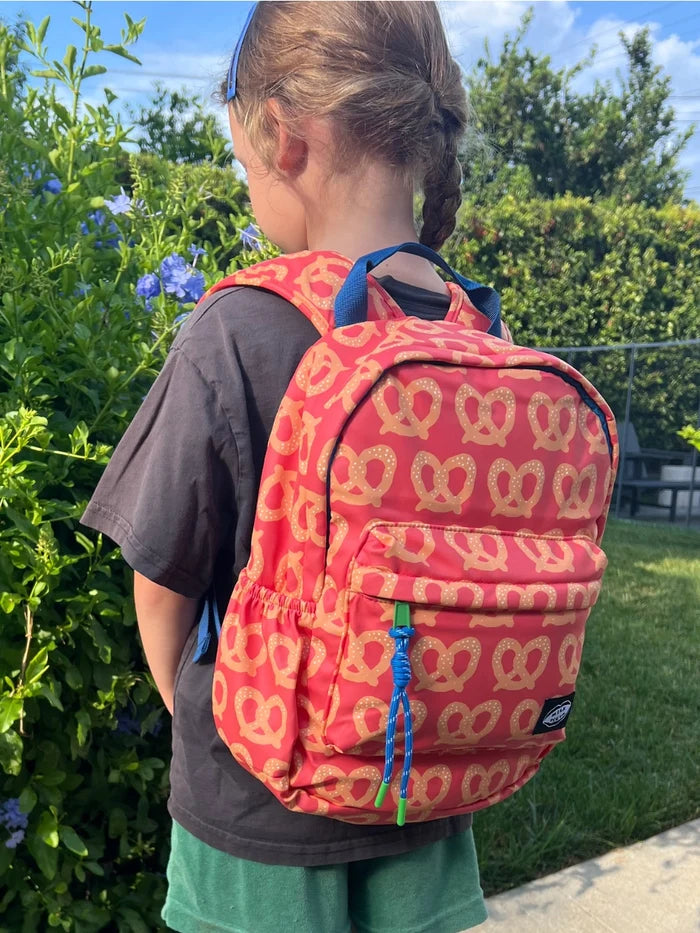 Milk Teeth – First Backpack in Red Pretzel