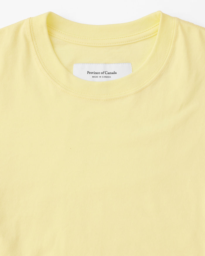 Made in Canada 100% Organic Cotton Monday Tee Butter - Unisex - Province of Canada