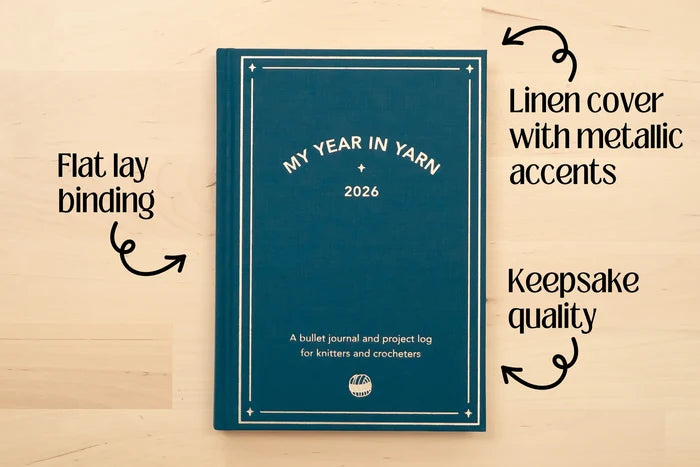 My Year in Yarn 2026 - A Journal + Project Log