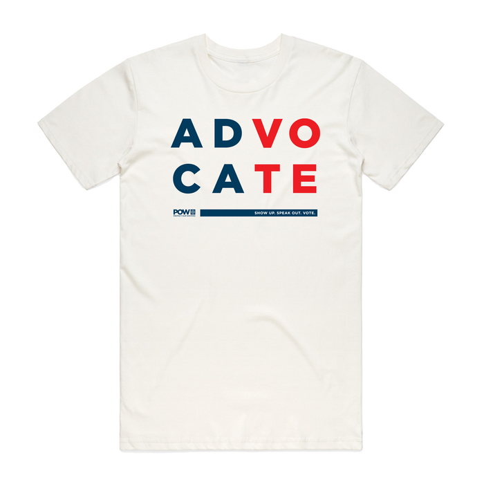 POW AdVOcaTE Tee - White