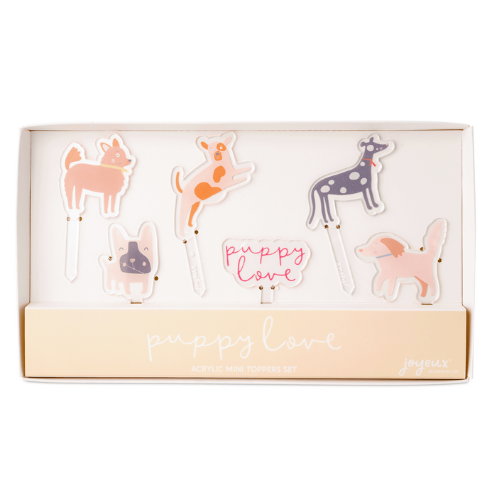 Puppy Love Acrylic Mini Topper Set