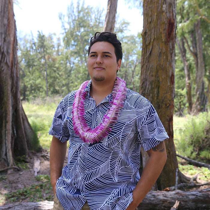 PURPLE ORCHID BUTTERFLY LEI