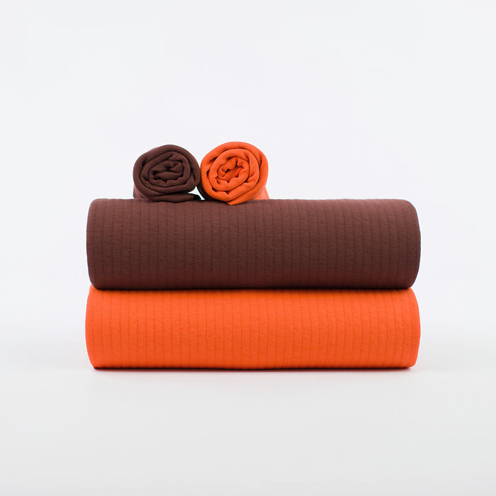 Quilted Knit, Flame Red