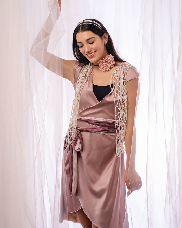 Reversible Silk Wrap Dress