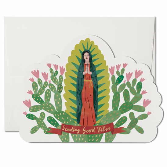 SAINTLY VIBES CARD