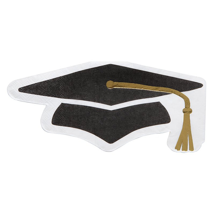 Shaped Graduation Cap Napkins